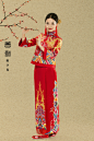 女人，女模，旗袍，民国，复古，婚礼
