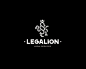 LEGALION法律咨询公司 法律咨询 法务 狮子 皇冠 黑白色 动物 抽象 商标设计  图标 图形 标志 logo 国外 外国 国内 品牌 设计 创意 欣赏