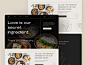 Landing | Only Food by Desire Creative Agency on Dribbble