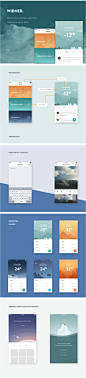 Widher - 颜色很赞的一款天气app-UI中国-专业界面交互设计平台