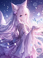 封神壁纸粉色系千年九尾狐妖_1_兔小姐画画_来自小红书网页版