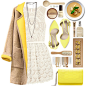 A fashion look from November 2014 featuring white lace dress, trench coat and high heel shoes. Browse and shop related looks.