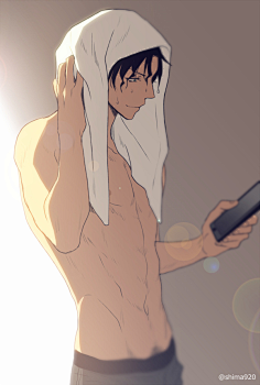 com#sai资源库# 动漫男性肌肉画法参考!一起来马克画金刚芭比吧!
