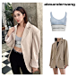 Woonsen daily look 在 Instagram 上发布：“Our Queen @vjwoonsen wears : - @alexanderwangny - @topshop _______________________________________________ #woonsen #casual #dress…”