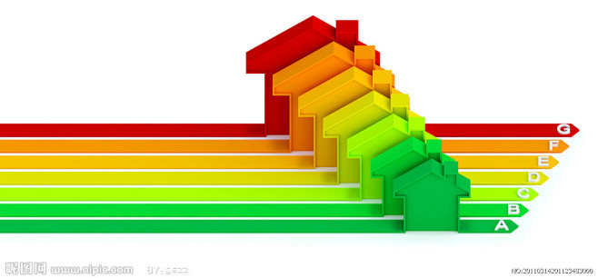 炫彩3d房地产建筑能源性能量表设计图