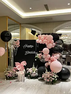 郑州生日派对｜谁能不爱甜酷的生日宴布置呀