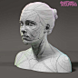 Young woman model , Anatomy For Sculptors : Block-out model of a young woman. For the upcoming book, rendered from multiple angles and views. To see how the forms continue existing and flow at a different angle. And her 360-degree video to see any angle y