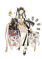 【旧图】百绘罗衣-玉藻前荒酒吞彼岸花_颗麦__插画师作品_涂鸦王国gracg.com