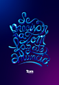 TYPOGRAPHY | AD : Design typography | Alisson PrazeresArt Director | Diego Franco