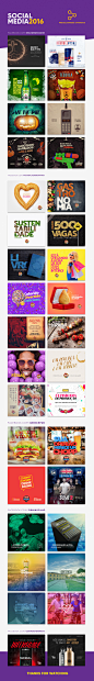 Social Media Posts - 2016 : A selection of some social media designs of 2016. 