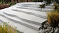 Stone steps, chelsea flower show