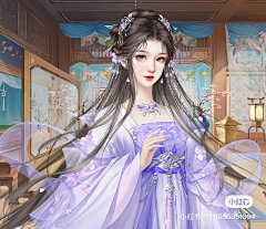 圆饱采集到古风立绘女