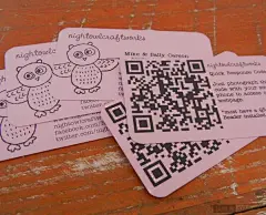 二维码创意名片设计_一点点