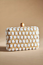 Floral Raffia Clutch