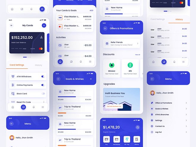 Banking App IOS移动用户界...
