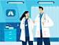 Healthcare Illustration doctor health workers healthcare health doctors graphic artist digital art digital painting painting graphic art illustration art artist art illustration graphic design
