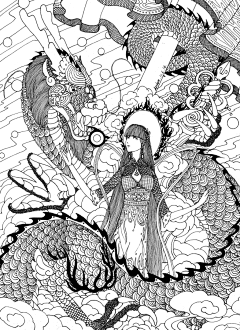 onlyforlion采集到民族装饰画