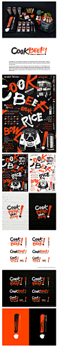 VIS设计 / 餐饮、娱乐、休闲CooK BEEF Visual image design-古田路9号