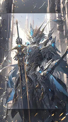 守护高达暗黑圣天使ai绘画分享壁纸#ai绘画#-今日头条