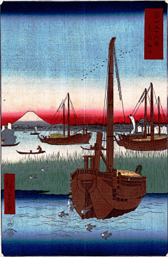 河川的柠檬采集到艺术风格——浮世绘版画