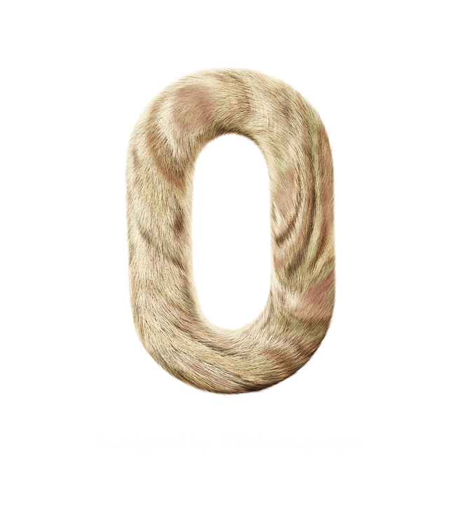 毛绒数字0