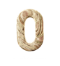 毛绒数字0