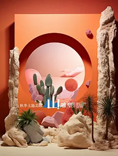 秋季主题橱窗｜明快色调商业美陈