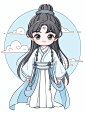 QiuLing6689_Clean_white_backgroundCute_chinese_girl_from_Song_D_5461c742-0495-481e-b3f9-061bf182a583_0_1