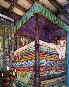 法国画家埃德蒙·杜拉克(Edmund Dulac)插画作品