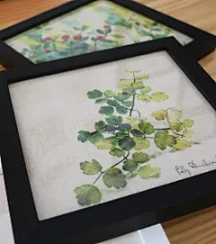 zakka唯美宜家田园小清新花卉插画棉麻儿童房客厅餐厅现代装饰画
 ,