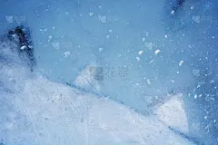 冰的质地。冷冻水。冬天的背景