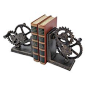 Design Toscano Industrial Gear Sculptural Bookends