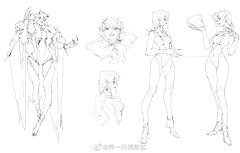 QianYi千亦听枫采集到线稿
