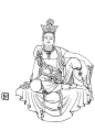 中国白描人物学习素材