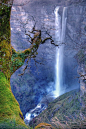 Gujuli waterfall, Urkabustaiz, Gorbea Mountains, Spain