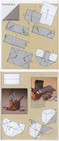 很喜欢的纸盒折法，非常结实的盒子