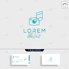 模板,品牌名称,音乐,相机,标志,传媒,商务,焦点,几何形状,设计