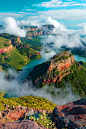 Blyde River Canyon, South Africa #彩虹#