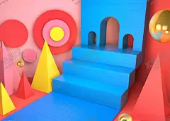 C4D模型几何风格电商立体场景 【酷图网】Cinema4D,三维,可爱,卡通,时尚,高品质,剪纸,清爽,简洁,干净,球体,氛围,几何,抽象,玩具,儿童,活动,促销,创意,大促,海报,风格,电商,立体,场景,工程,源文件,展台,文字,淘宝,京东,C4D,模型,动画,简约,素材,渲染,C4D模型