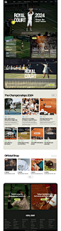 Tournament Website by DigiCo on Dribbble
