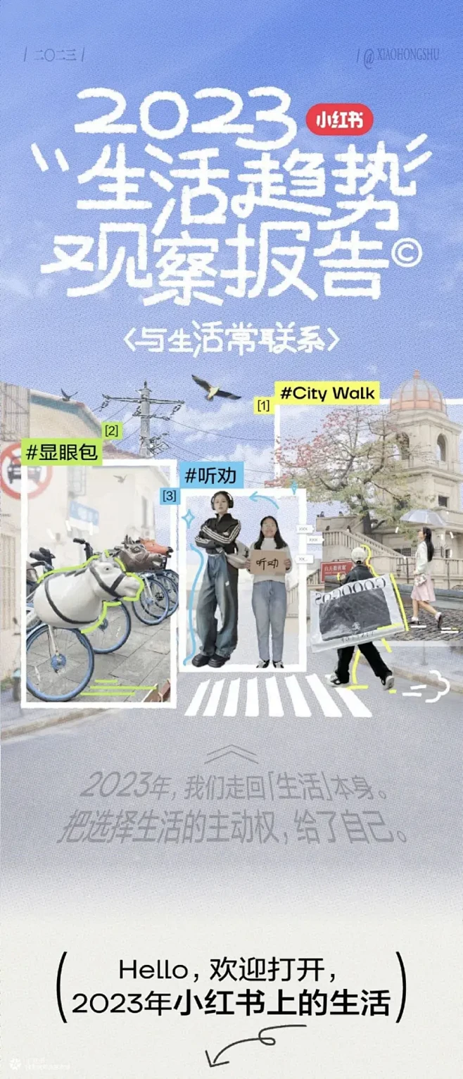 小红书发布《2023年度生活趋势观察报告》|微电影,短视频|广告营销案例【ADGuider广告指南】-花瓣网