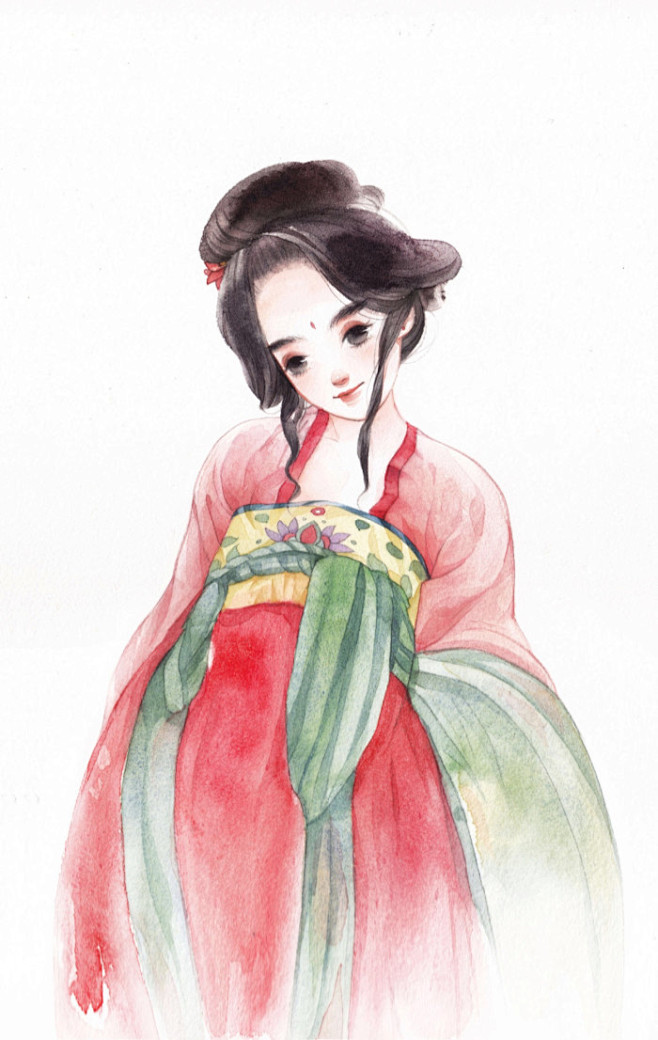 〔 古风水彩美人 〕 作者' GUTAN...