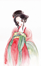 〔 古风水彩美人 〕 作者' GUTANG
