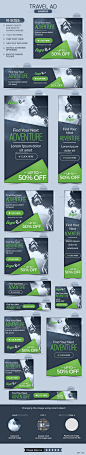 Travel Banners - Banners & Ads Web Elements
