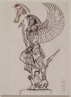 比利刺青TATTOO工作室采集到埃及法老  纹身素材
