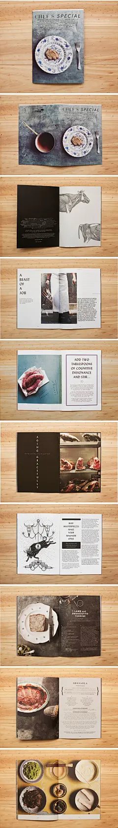 #design #editorial #magazine #chef #special #70 #排版#
