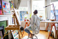 The Wonderfully Colorful Art Studio Of Your Dreams | Of a Kind