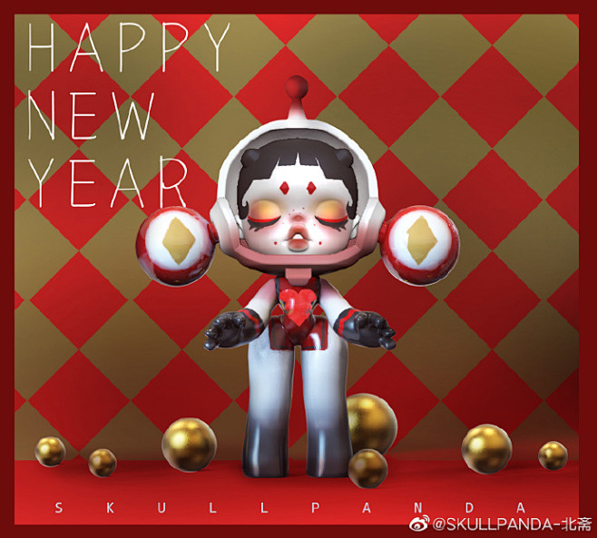 新年好
#skullpanda# ​​​...