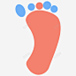 脚印脚食物图标高清素材 印痕 脚 脚印 脚趾 食物 icon 标识 标志 UI图标 设计图片 免费下载 页面网页 平面电商 创意素材