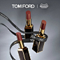 【官方正品】TOM FORD唇膏TF口红大牌滋润细黑管27 正红色暖橘色